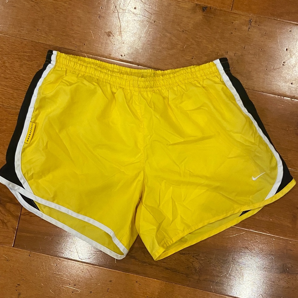 Nike Vibrant Yellow Running Shorts